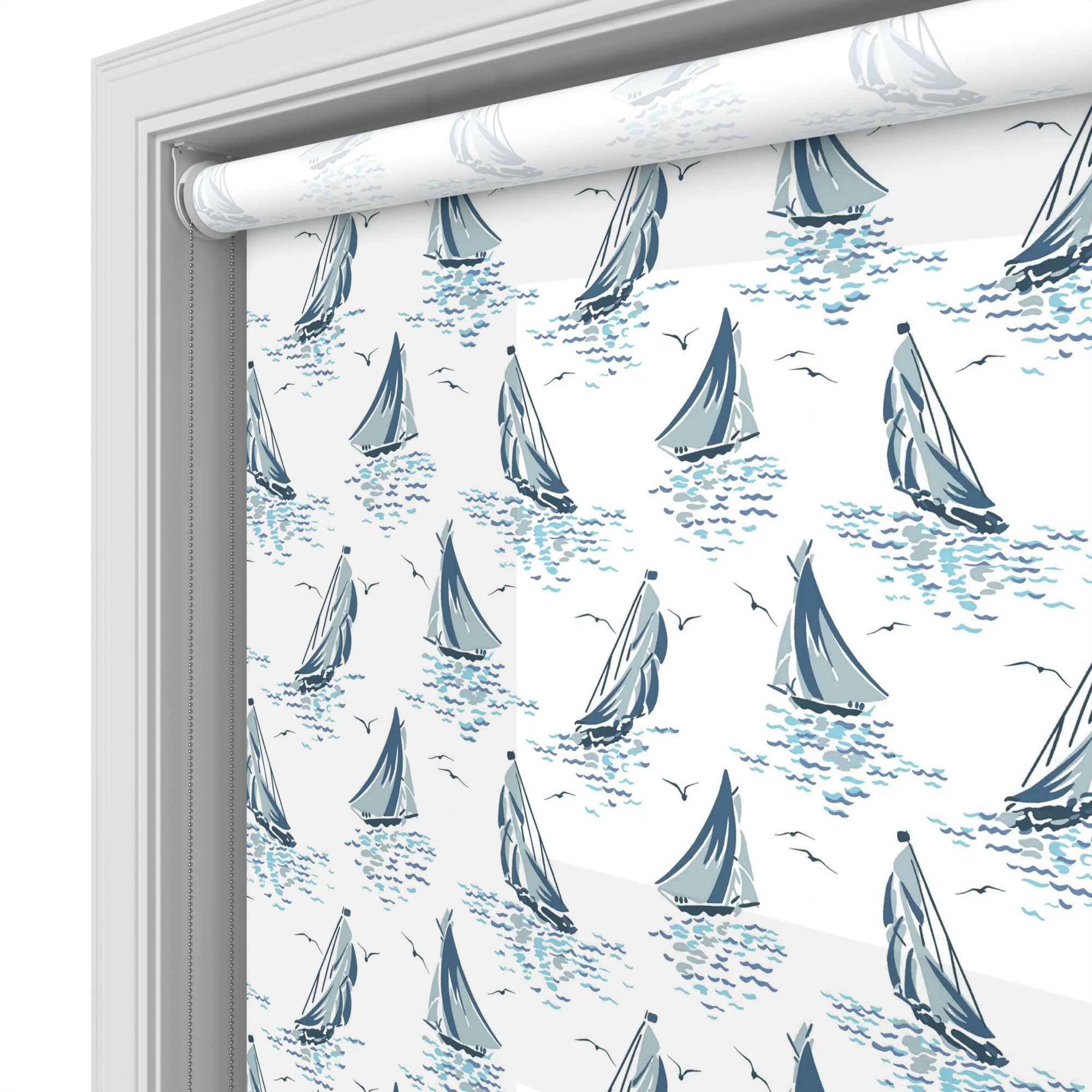 Laura Ashley A'hoy Sail Boats Blue - Image 4