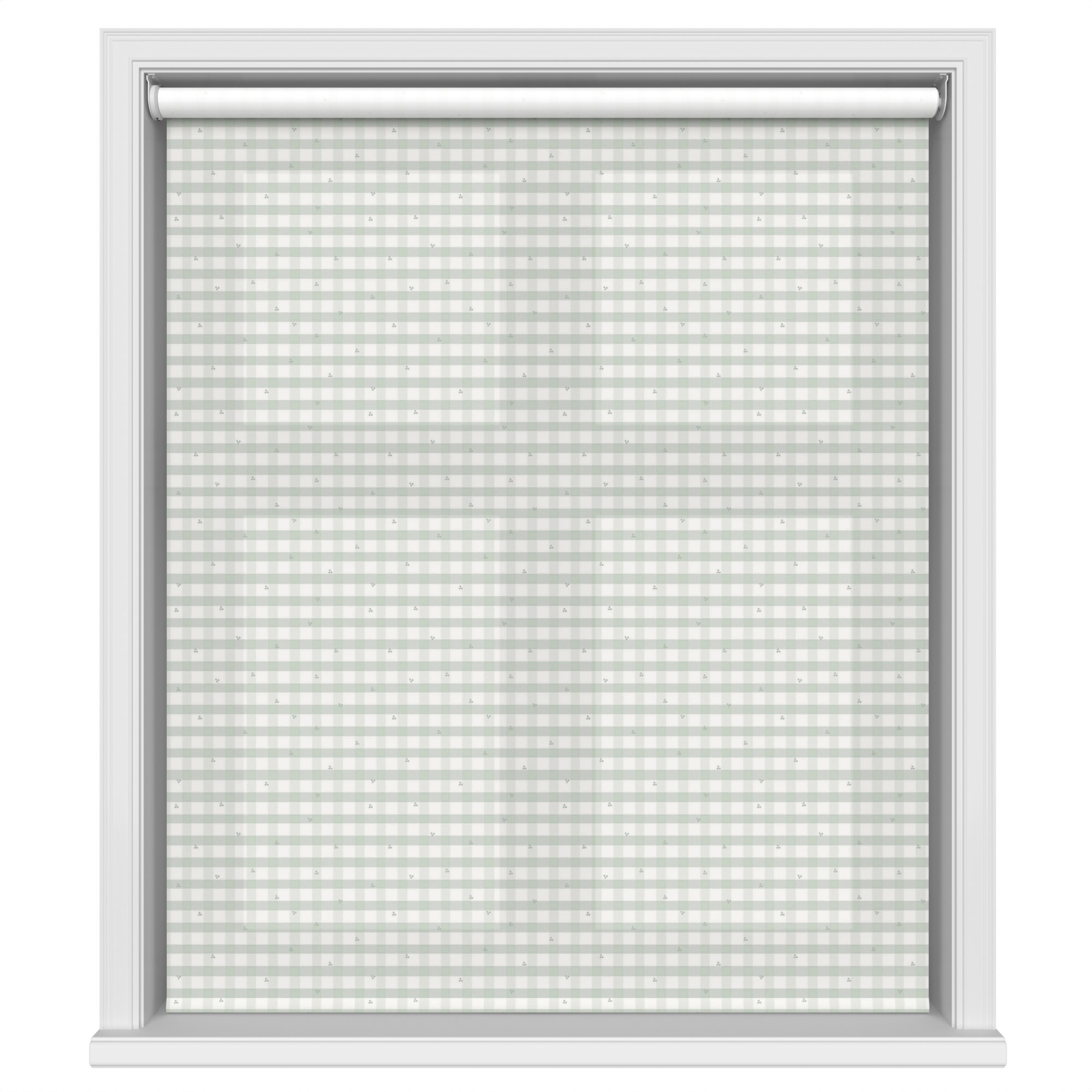 Laura Ashley Alphabet Gingham Sage Motorised - Image 2