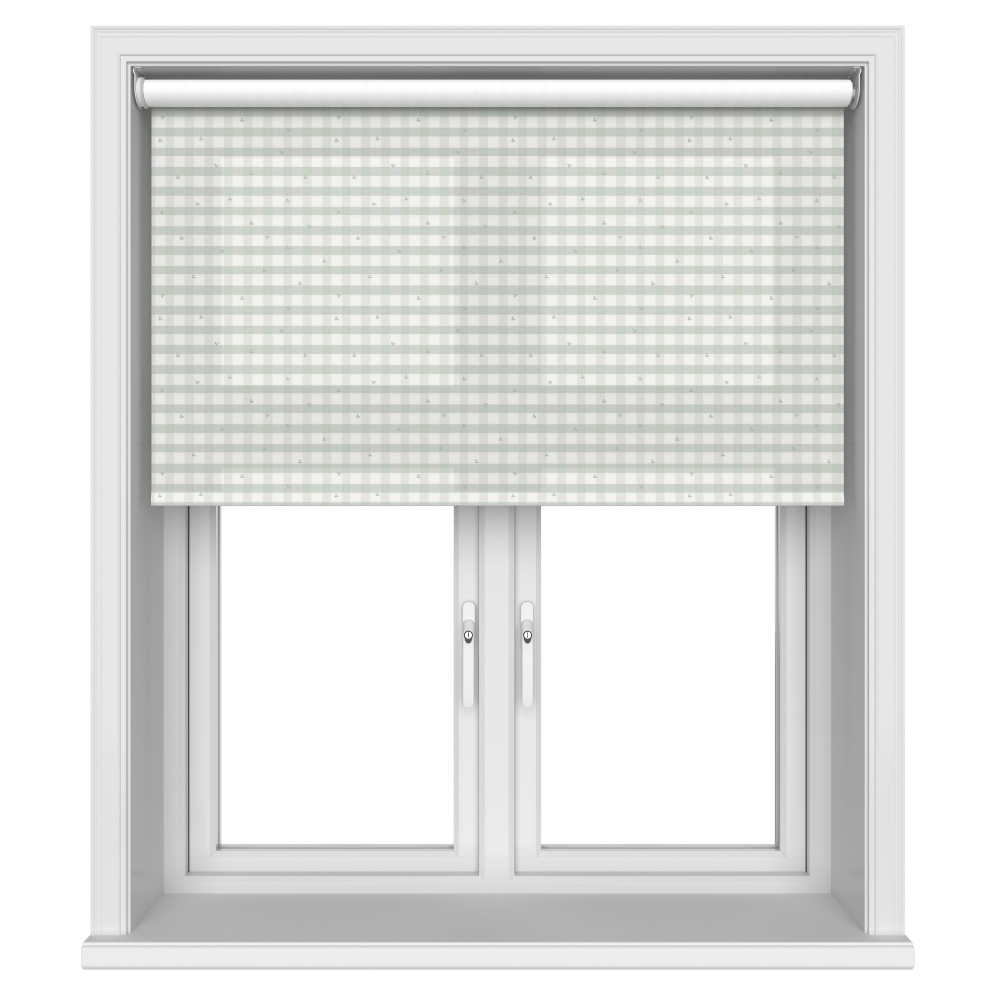 Laura Ashley Alphabet Gingham Sage Motorised