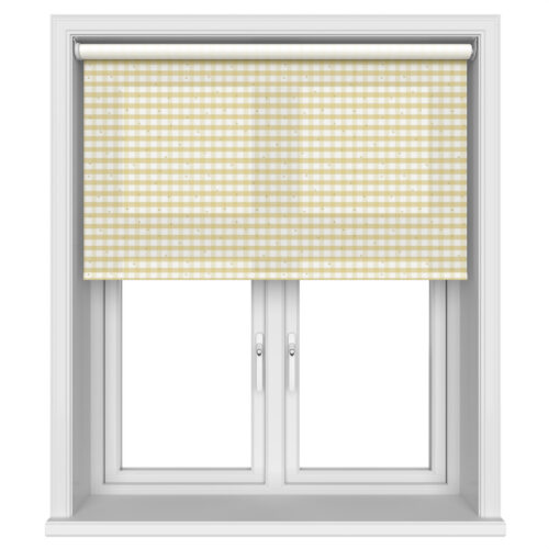 Laura Ashley Alphabet Gingham Yellow Motorised