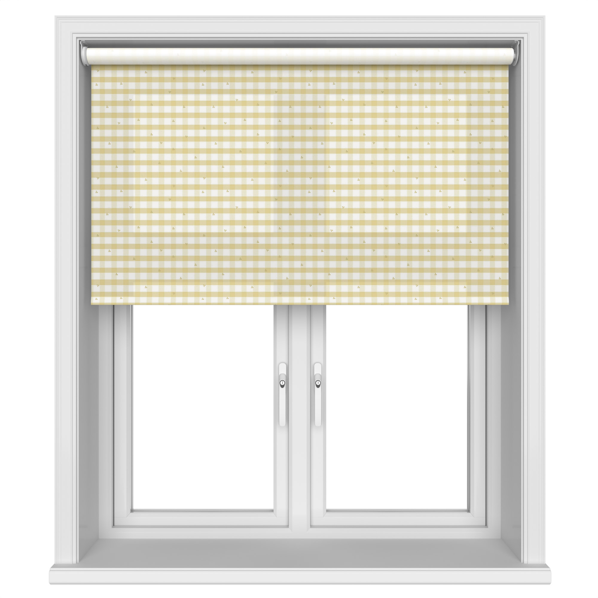 Laura Ashley Alphabet Gingham Yellow Motorised