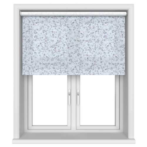 Laura Ashley Blossoms Chalk Blue Motorised