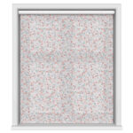 Laura Ashley Blossoms Pale Steel Motorised