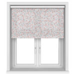 Laura Ashley Blossoms Pale Steel Motorised