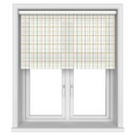 Laura Ashley Burford Check Ochre Motorised