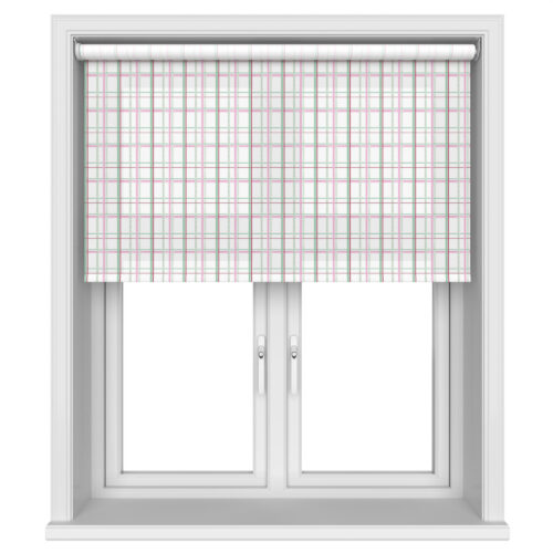 Laura Ashley Burford Check Rose Motorised