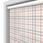 Laura Ashley Cove Check Blush Motorised