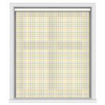 Laura Ashley Cove Check Ochre Motorised
