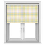 Laura Ashley Cove Check Ochre Motorised