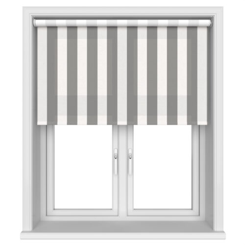Laura Ashley Lille Stripe Steel Motorised