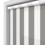 Laura Ashley Lille Stripe Steel Motorised