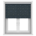 Laura Ashley Painterly Stars Midnight Motorised