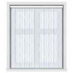 Laura Ashley Painterly Stripe Dark Seaspray Motorised
