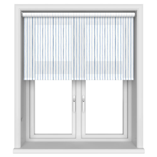 Laura Ashley Painterly Stripe Dark Seaspray