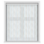 Laura Ashley Painterly Stripe Pale Steel Motorised