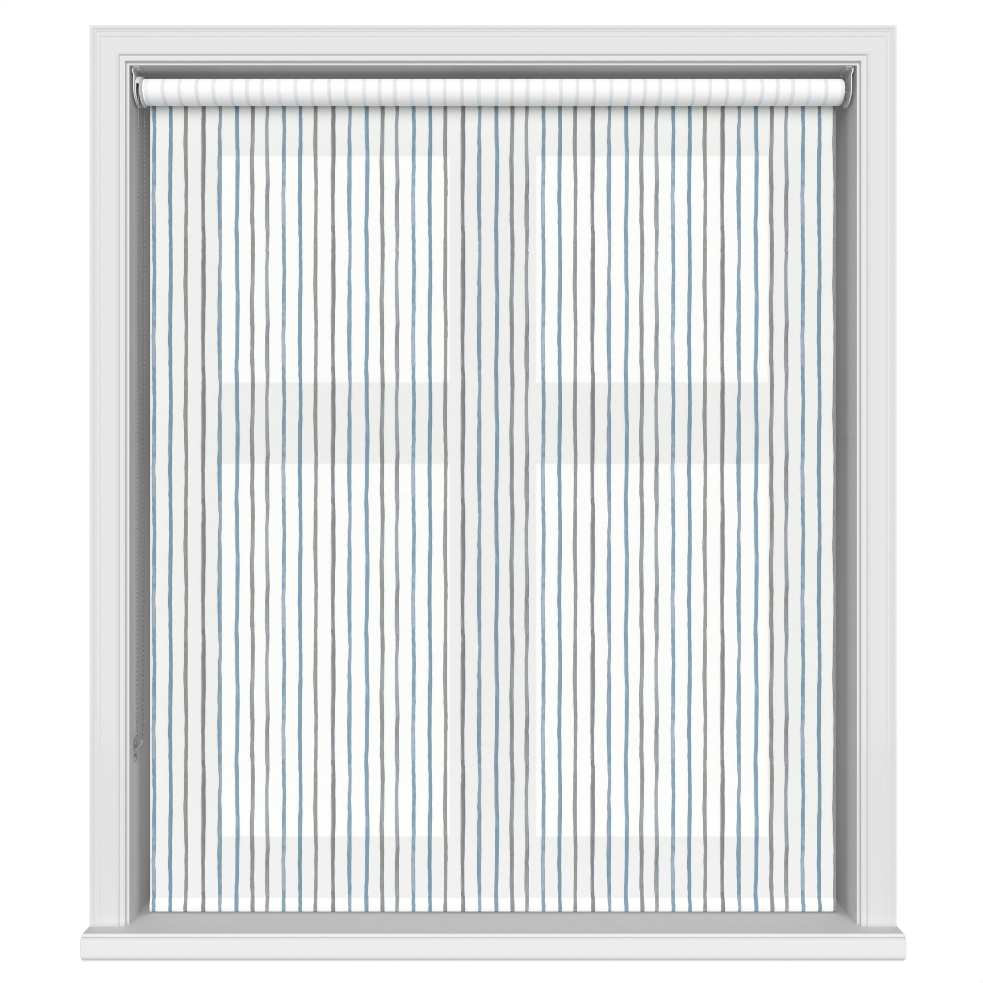 Laura Ashley Painterly Stripe Pale Steel - Image 2