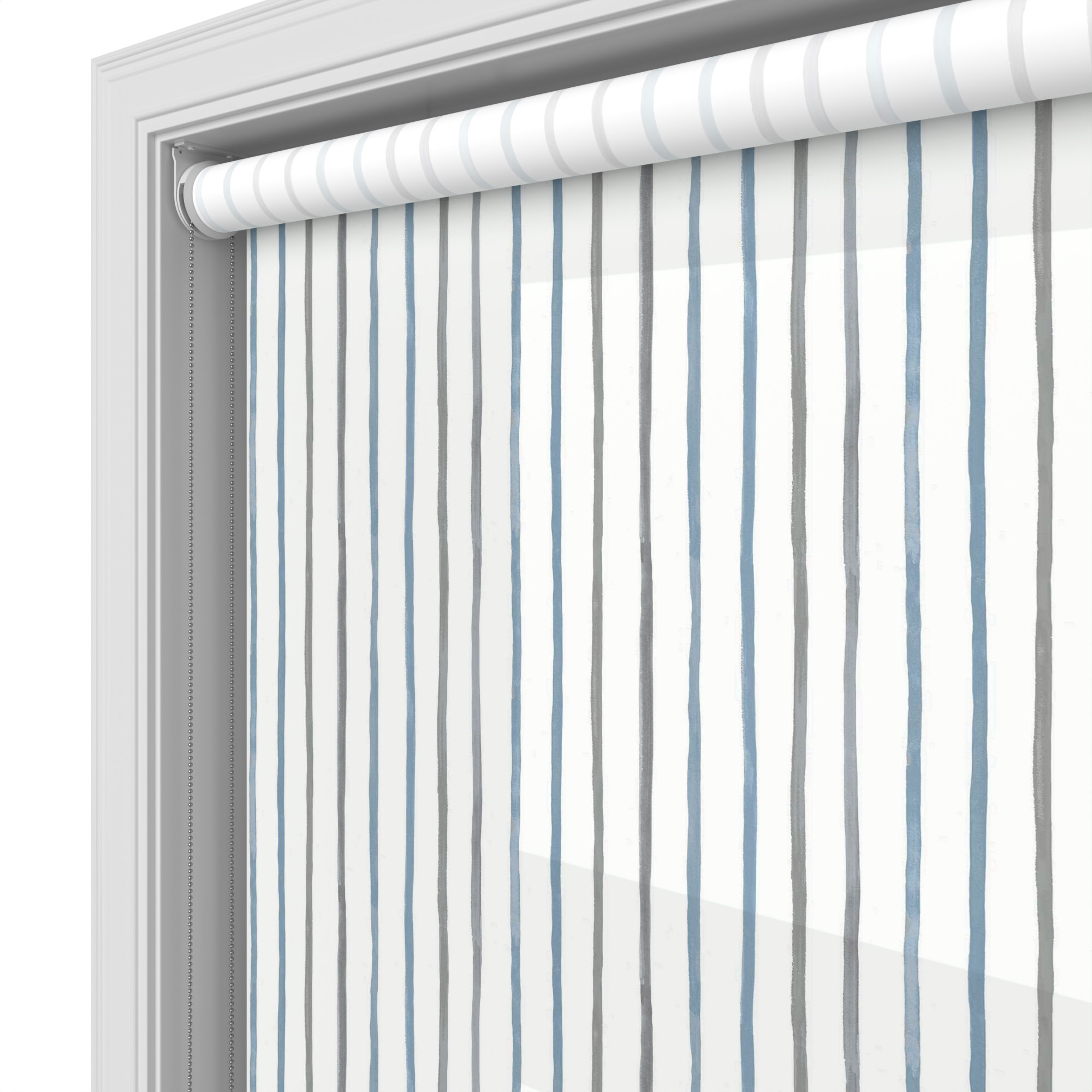 Laura Ashley Painterly Stripe Pale Steel - Image 4