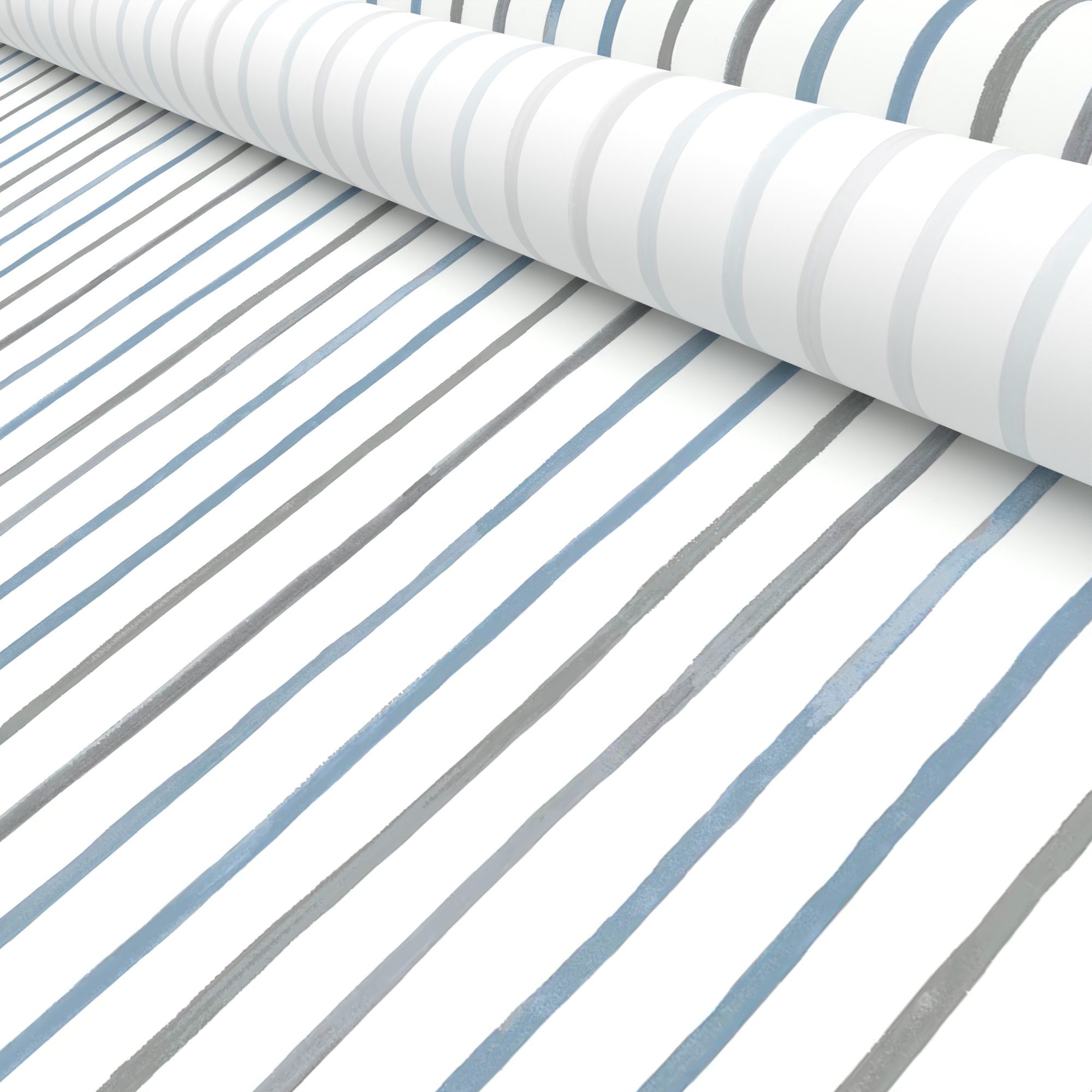 Laura Ashley Painterly Stripe Pale Steel - Image 5