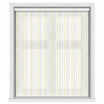 Laura Ashley Painterly Stripe Yellow Motorised