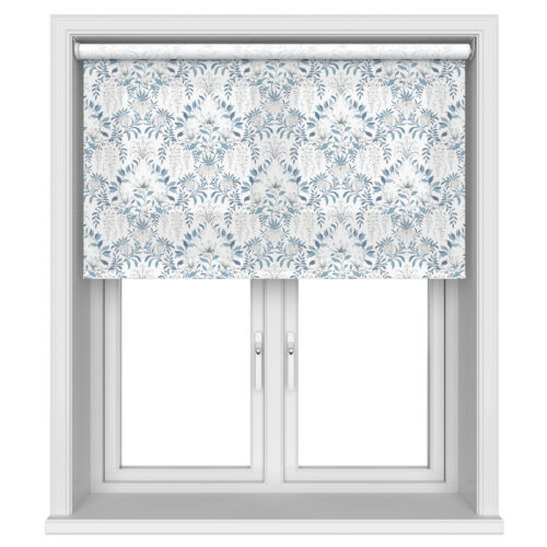 Laura Ashley Parterre Off White/Seaspray Motorised