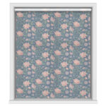 Laura Ashley Tapestry Floral Dusky Seaspray Motorised