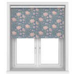 Laura Ashley Tapestry Floral Dusky Seaspray Motorised