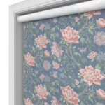 Laura Ashley Tapestry Floral Dusky Seaspray Motorised