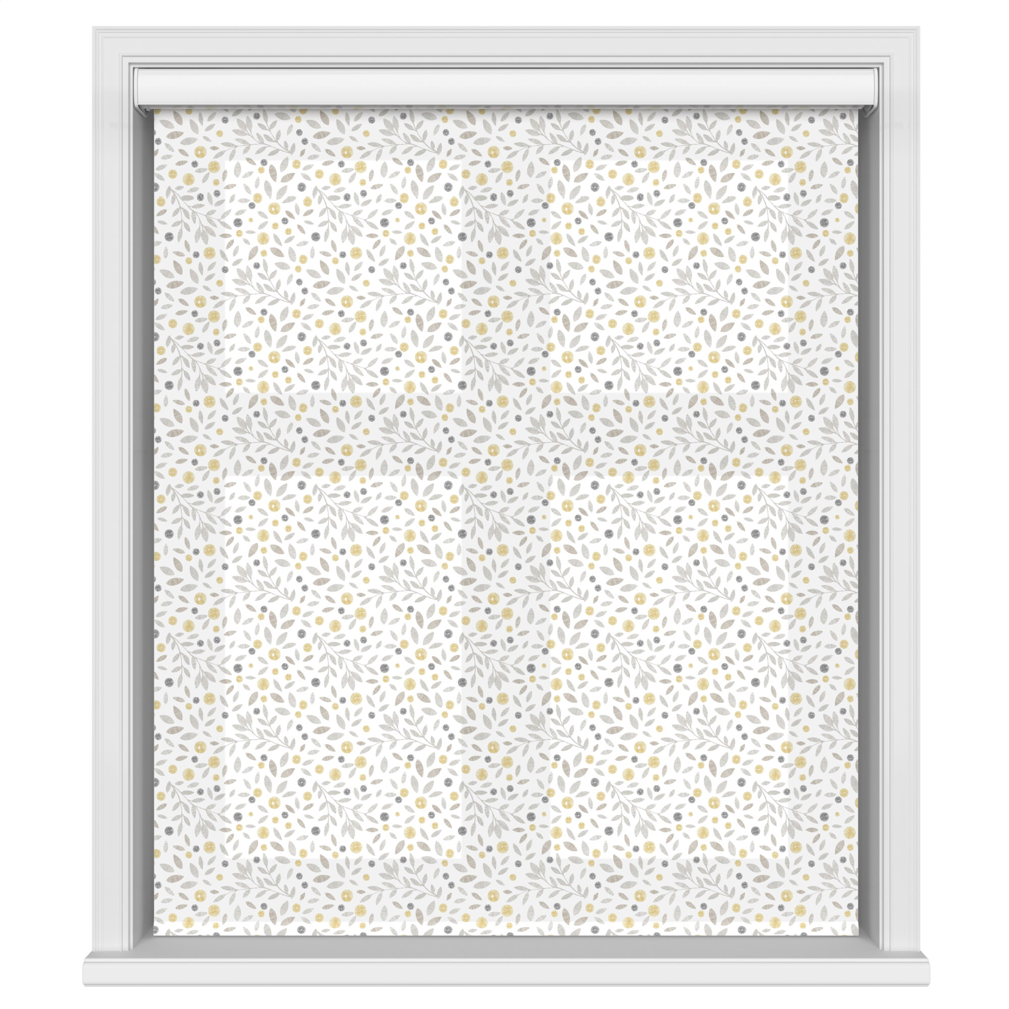 Cotton Flower Ochre Cassette Motorised - Image 2
