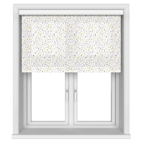 Cotton Flower Ochre Cassette Motorised