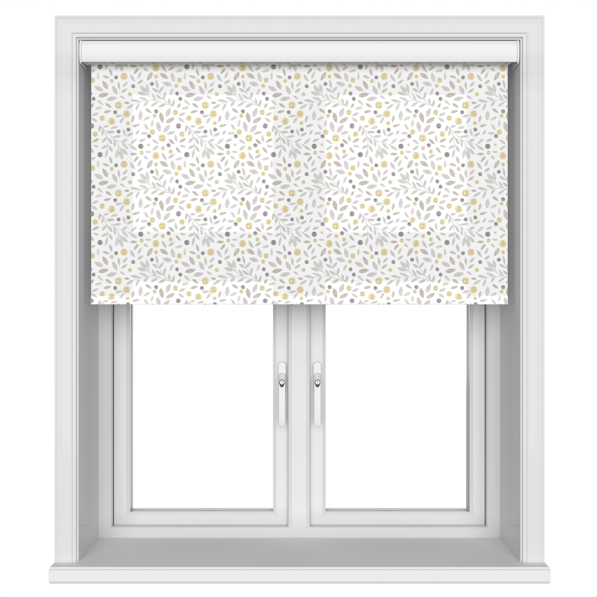 Cotton Flower Ochre Cassette Motorised