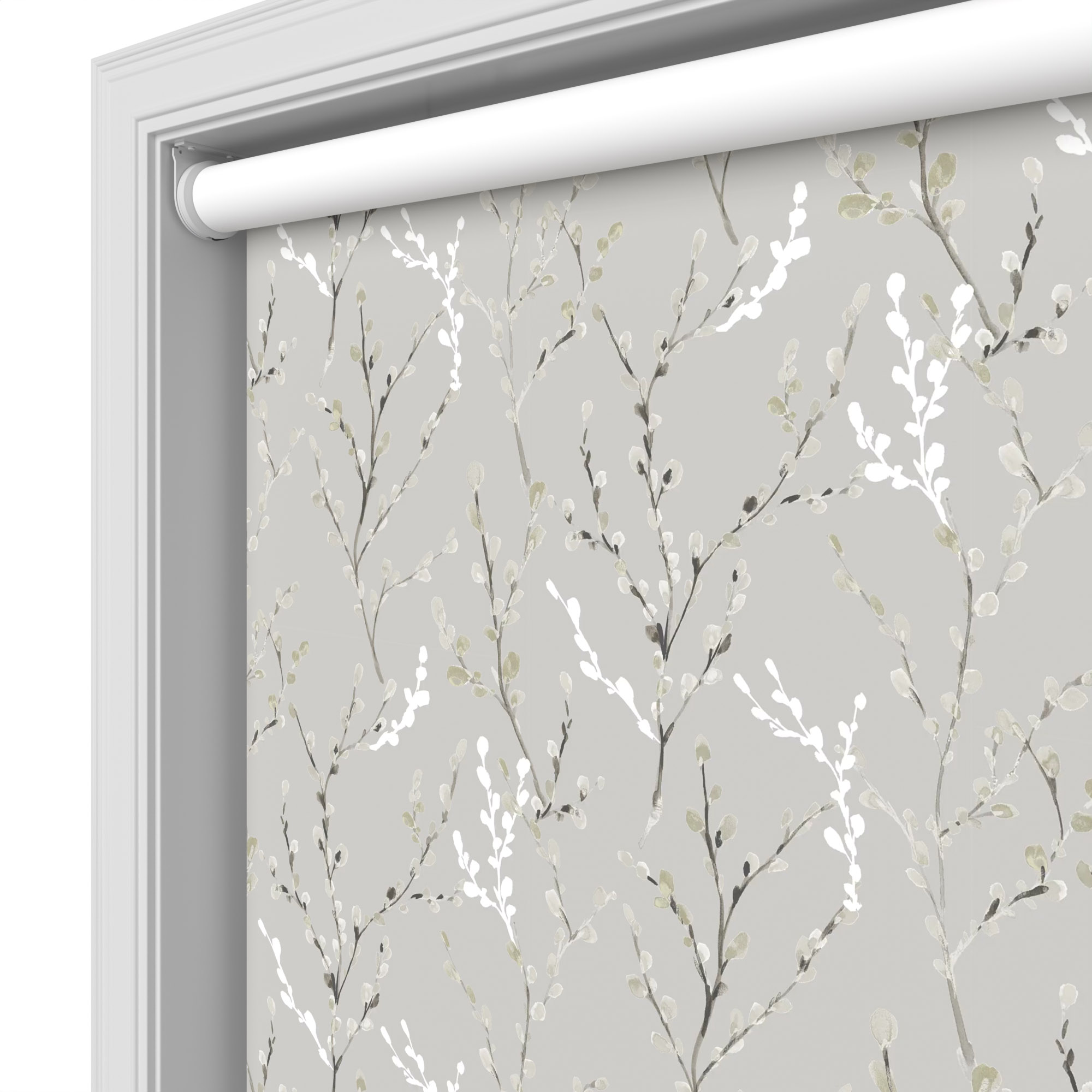 Willow Birch White Blackout Motorised - Image 4