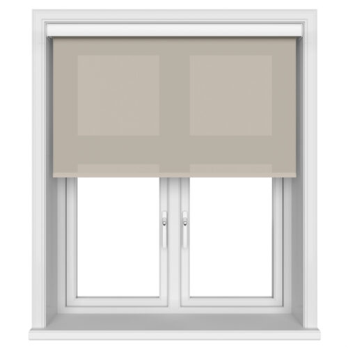 Unicolour Taupe Cassette Motorised