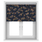 Sara Miller Birds & Gate Deep Navy Motorised