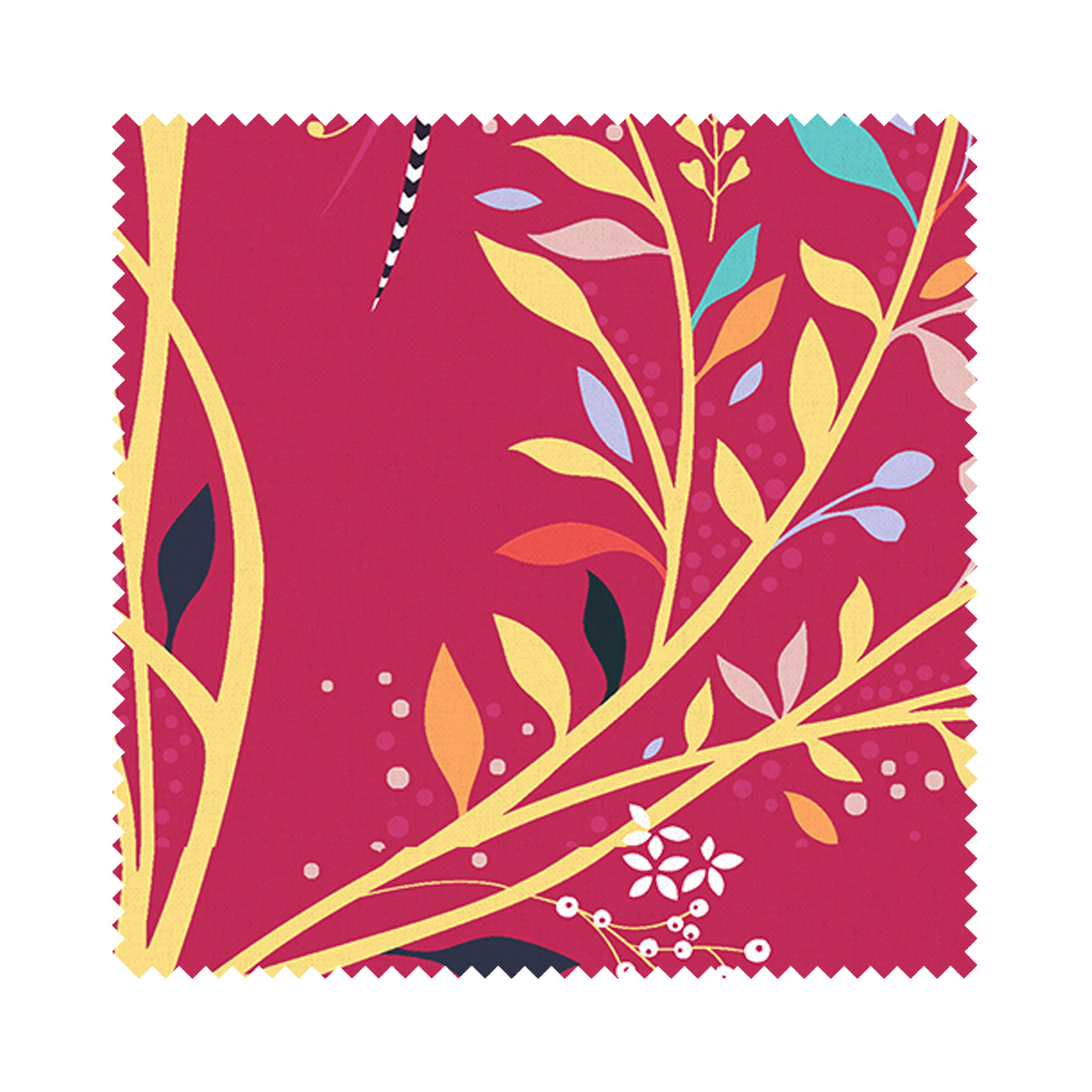 Sara Miller Birds of Paradise Fuchsia - Image 6
