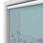 Sara Miller Botanic Paradise Border Dusky Blue Motorised