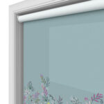 Sara Miller Botanic Paradise Border Dusky Blue