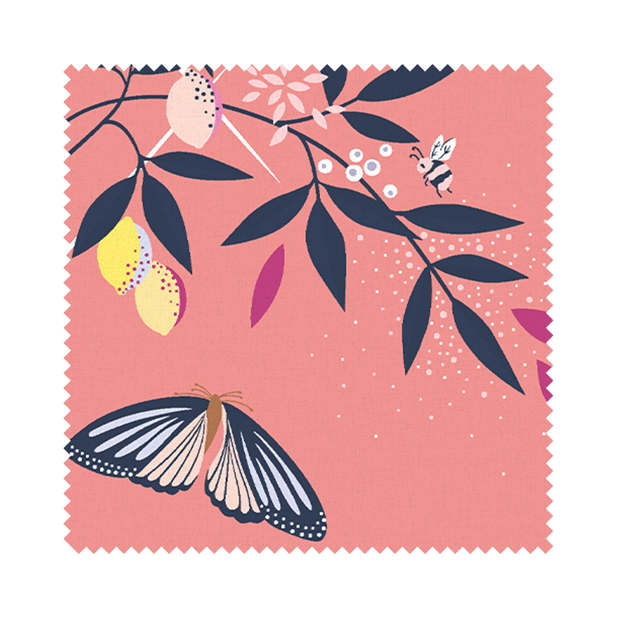 TwistFit Sara Miller Butterflies & Trellis Peach - Image 6