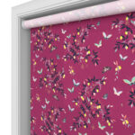 Sara Miller Butterflies & Trellis Purple Motorised