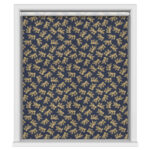TwistFit Sara Miller Etched Leaves Deep Navy