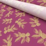 TwistFit Sara Miller Etched Leaves Fuchsia
