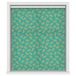 Sara Miller Etched Leaves Green Motorised