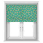 Sara Miller Etched Leaves Green Motorised
