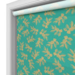 Sara Miller Etched Leaves Green