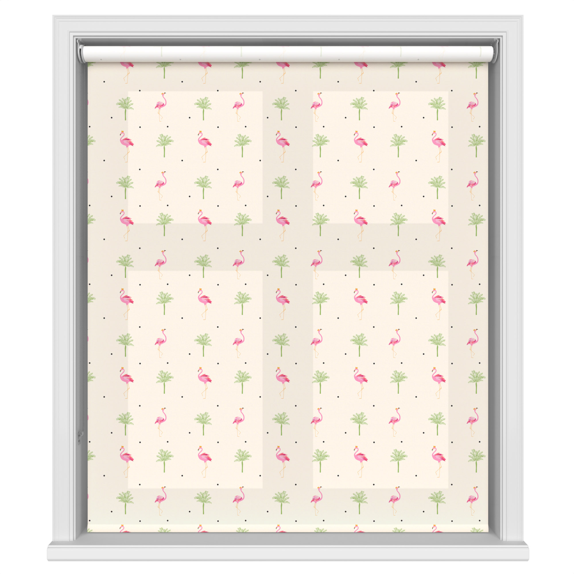 Sara Miller Flamingo Cream - Image 2
