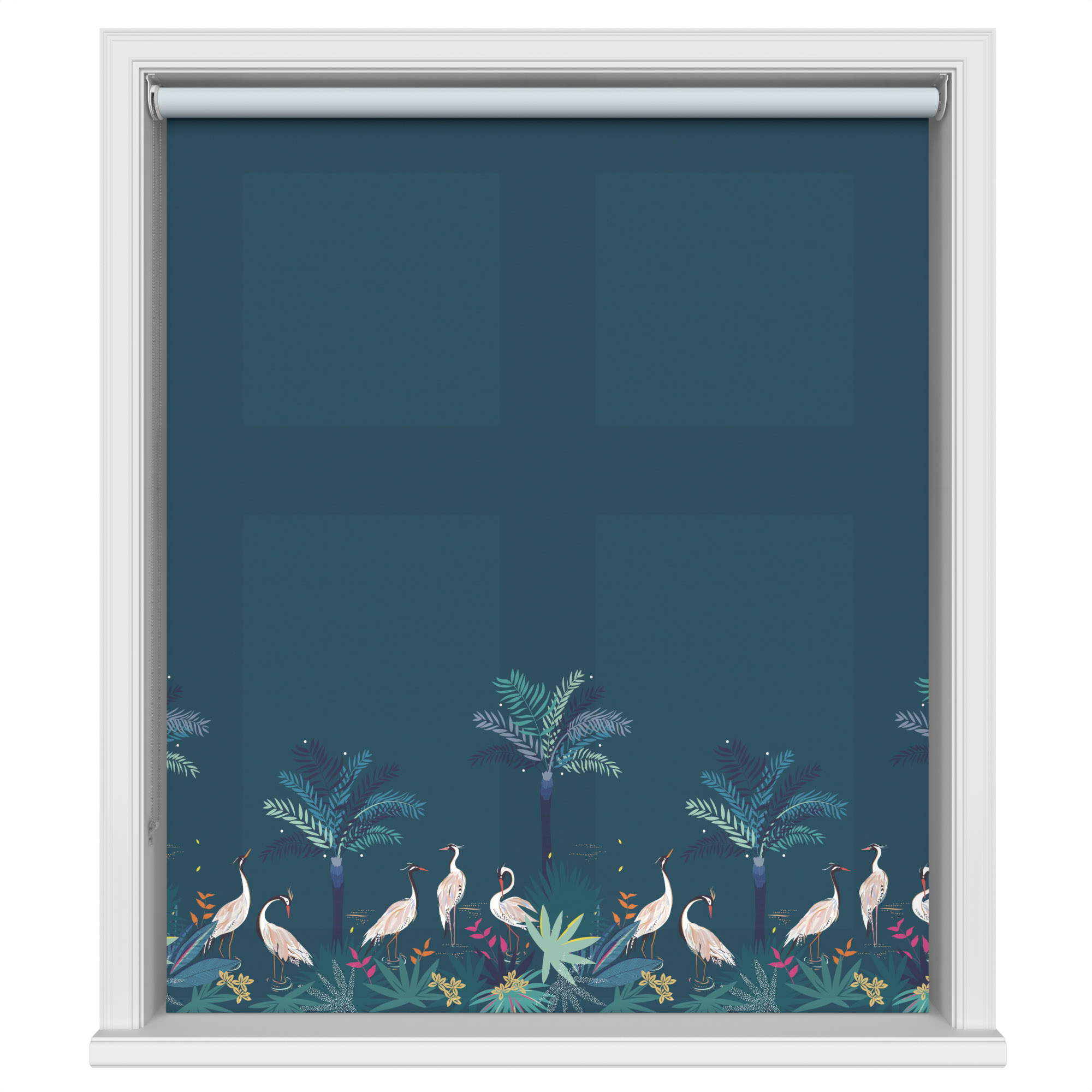 Sara Miller Heron Border Teal - Image 2