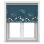 Sara Miller Heron Border Teal Motorised