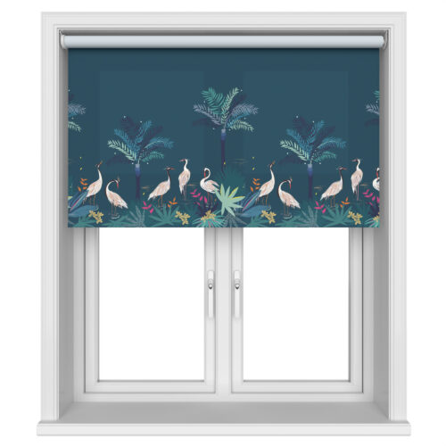 Sara Miller Heron Border Teal Motorised