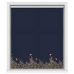 Sara Miller Hummingbird Border Deep Navy