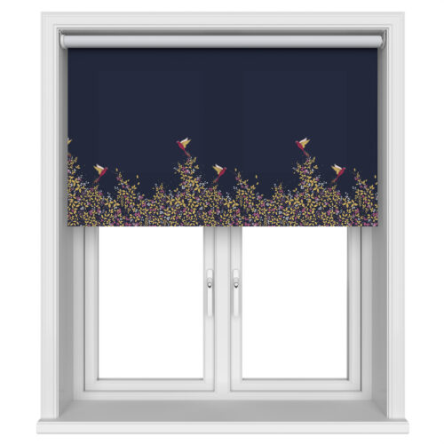 Sara Miller Hummingbird Border Deep Navy Motorised