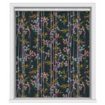 Sara Miller Linear Bamboo Dark Green Motorised